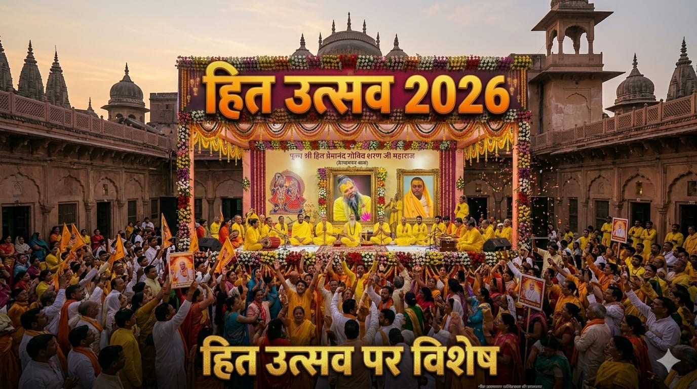 श्री हित उत्सव: भक्ति और प्रेम का महाकुंभ, नित्य विहार का विशुद्ध प्रेम