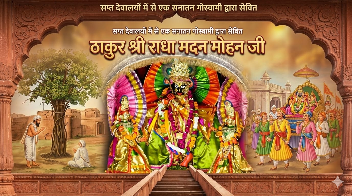 भक्ति का शाश्वत केंद्र: श्री राधा मदन मोहन जी और गौड़ीय परंपरा का उदय