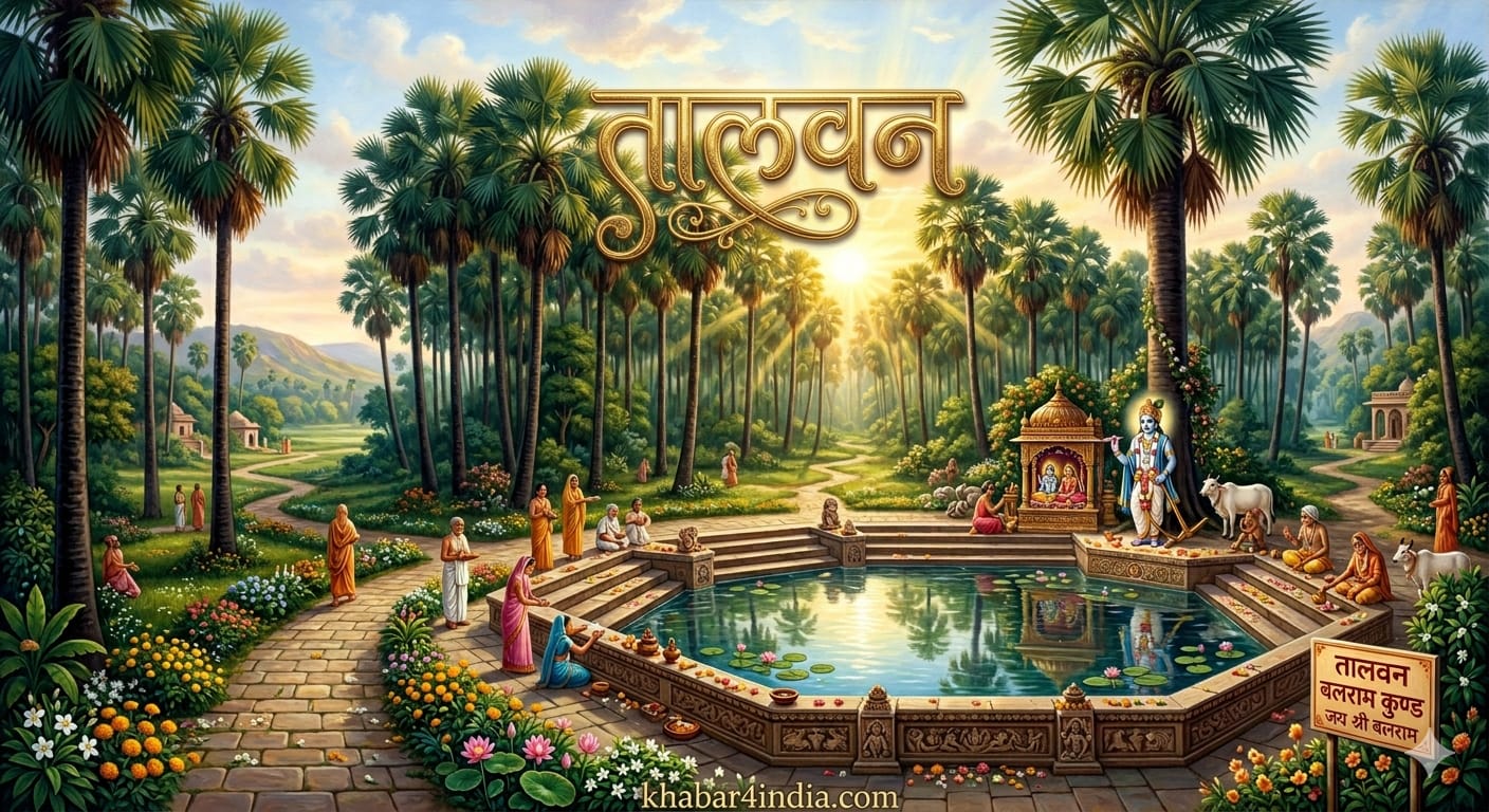  श्री तालवन—जहाँ भगवान बलराम ने किया था 'धेनुकासुर 'का दमन और सखाओं को चखाया था मीठे ताड़ का रस