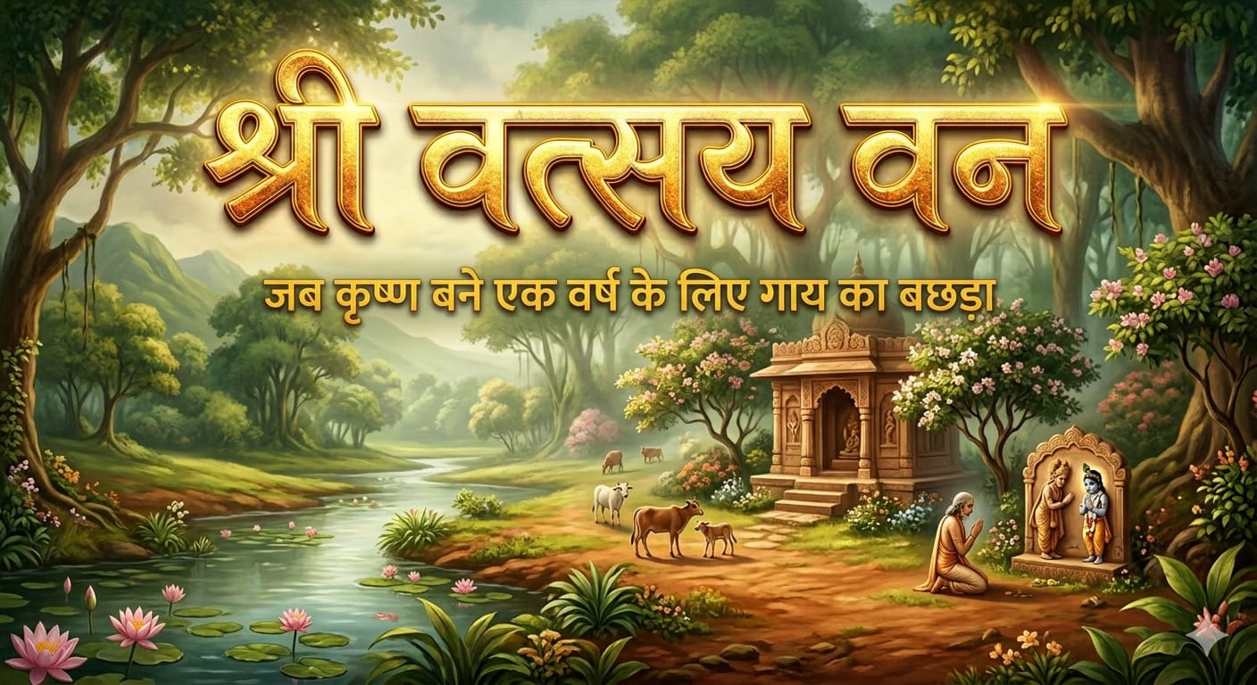  श्री वत्सय वन—जहाँ ब्रह्मा जी का मोह भंग हुआ और बाल-कृष्ण ने रचा 'वत्स-लीला' का अनूठा संसार