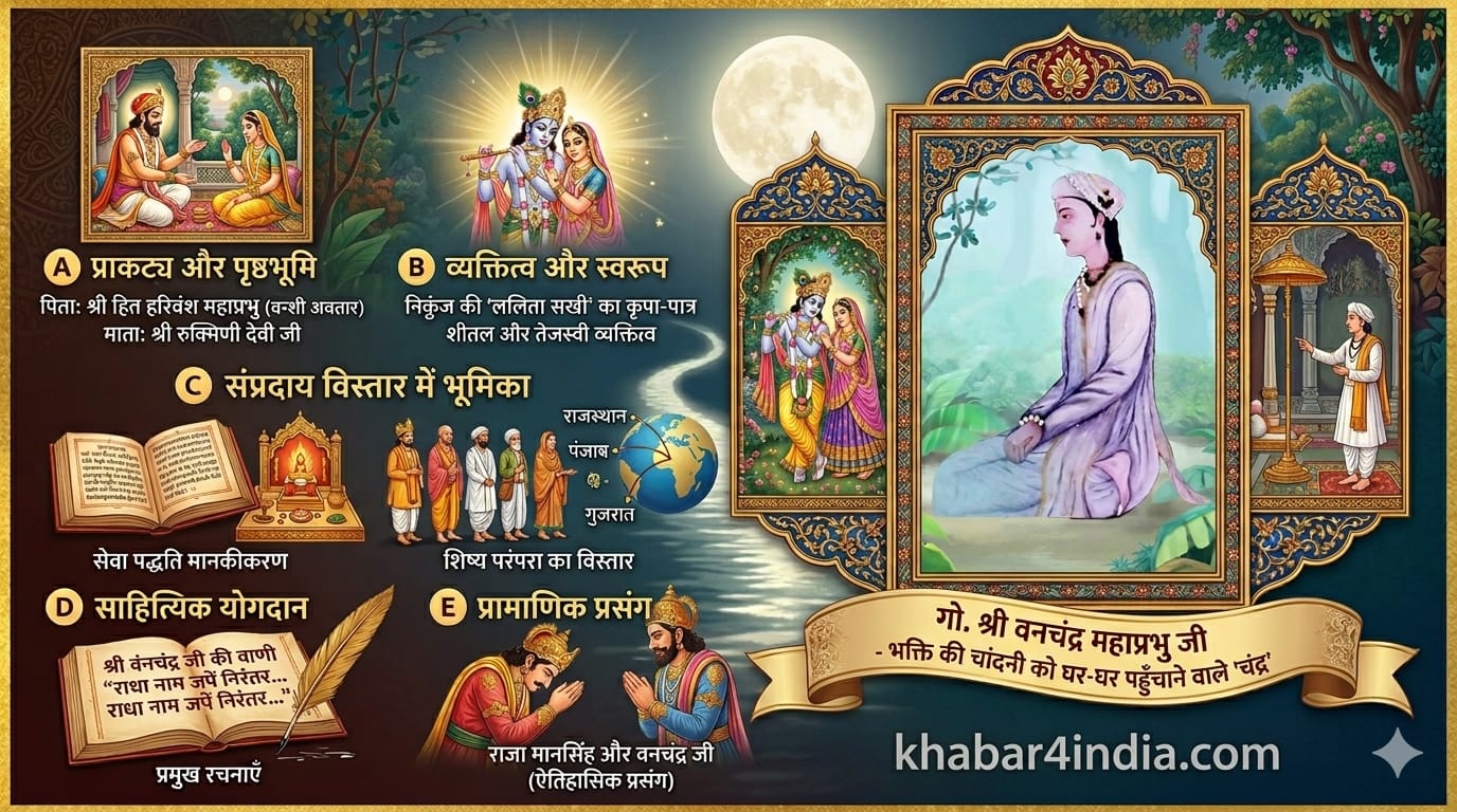 श्री हित गोपीनाथ जी – 'हित' वंश के सेवा-पुंज और अनन्य शरणागति के साक्षात स्वरूप