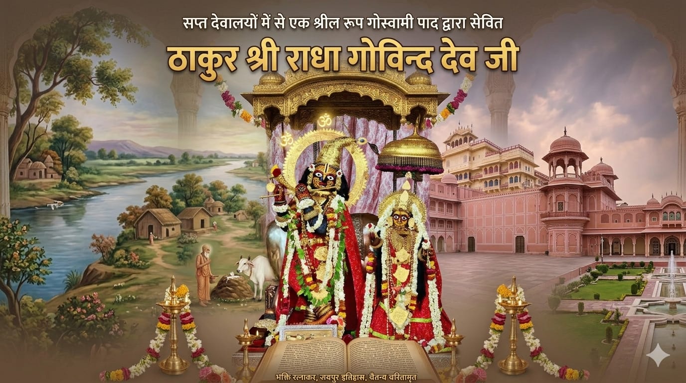 भक्ति और स्थापत्य का संगम: जयपुर का श्री राधा गोविंद देव मंदिर