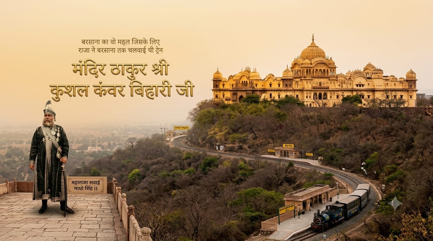 इतिहास कुशल बिहारी जी मंदिर जिसे बनने के लिए मथुरा से बरसाना तक चलाई गई ट्रेन
