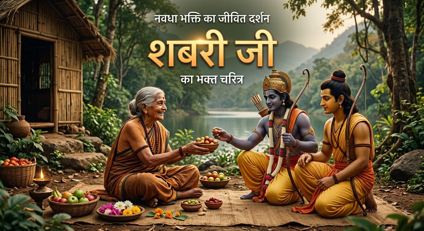 शबरी जी का भक्ति दर्शन: प्रेम, प्रतीक्षा और समर्पण का अनुपम महाकाव्य