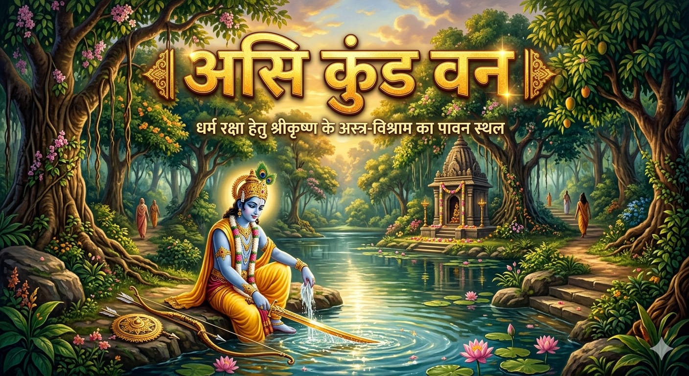 श्री असि कुंड वन: जहाँ विश्राम करती है श्रीकृष्ण की ''तलवार'', आज भी जीवंत है यहाँ की पावन महिमा