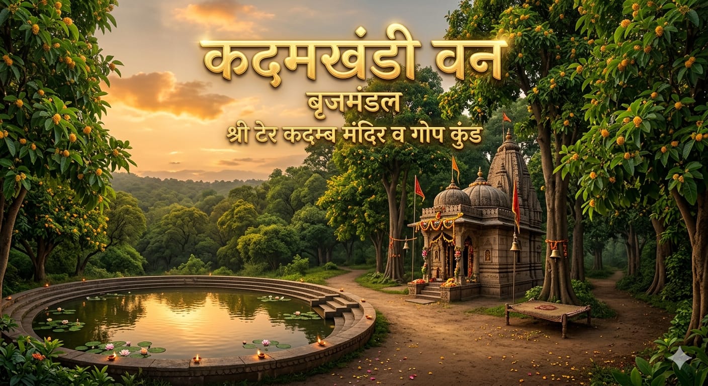 श्री कदमखंडी वन: जहाँ आज भी गूँजती है श्यामसुंदर की मुरली और संतों का मौन तप