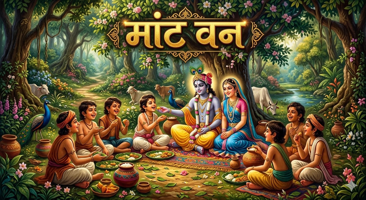 श्री मांट वन—ब्रज का वह दिव्य स्थल जहाँ सखाओं के साथ कृष्ण ने पाया 'छाक' का आनंद