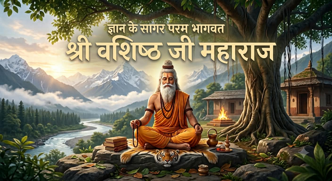 परम भागवत महर्षि वशिष्ठ: ज्ञान, गुरुता एवं अनन्य भक्ति का दिव्य स्वरूप