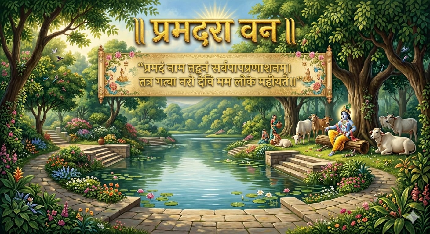 श्री प्रमदरा वन: जहाँ आज भी गूँजती है ठाकुर जी के आनंद की मुरली