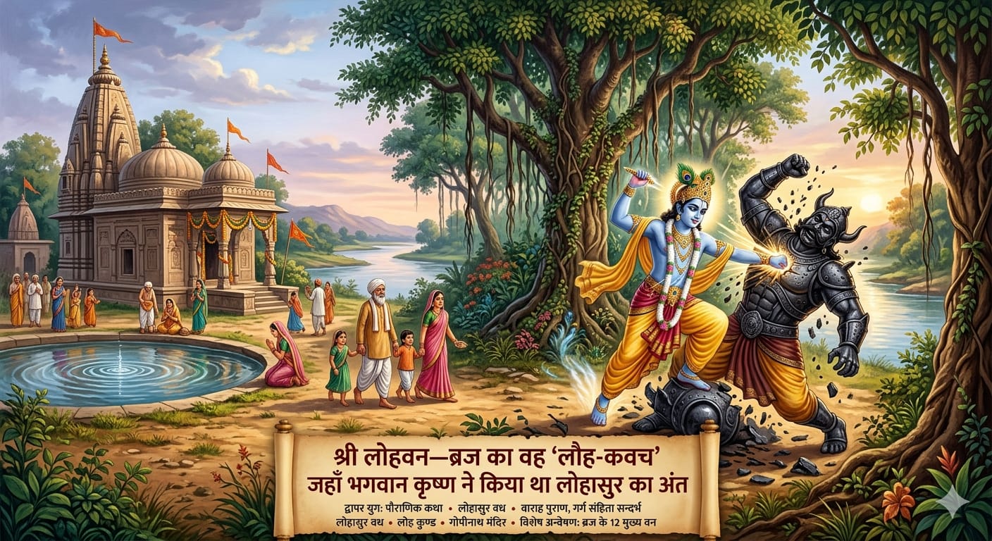 श्री लोहवन—ब्रज का वह 'लौह-कवच' जहाँ भगवान कृष्ण ने किया था लोहासुर का अंत