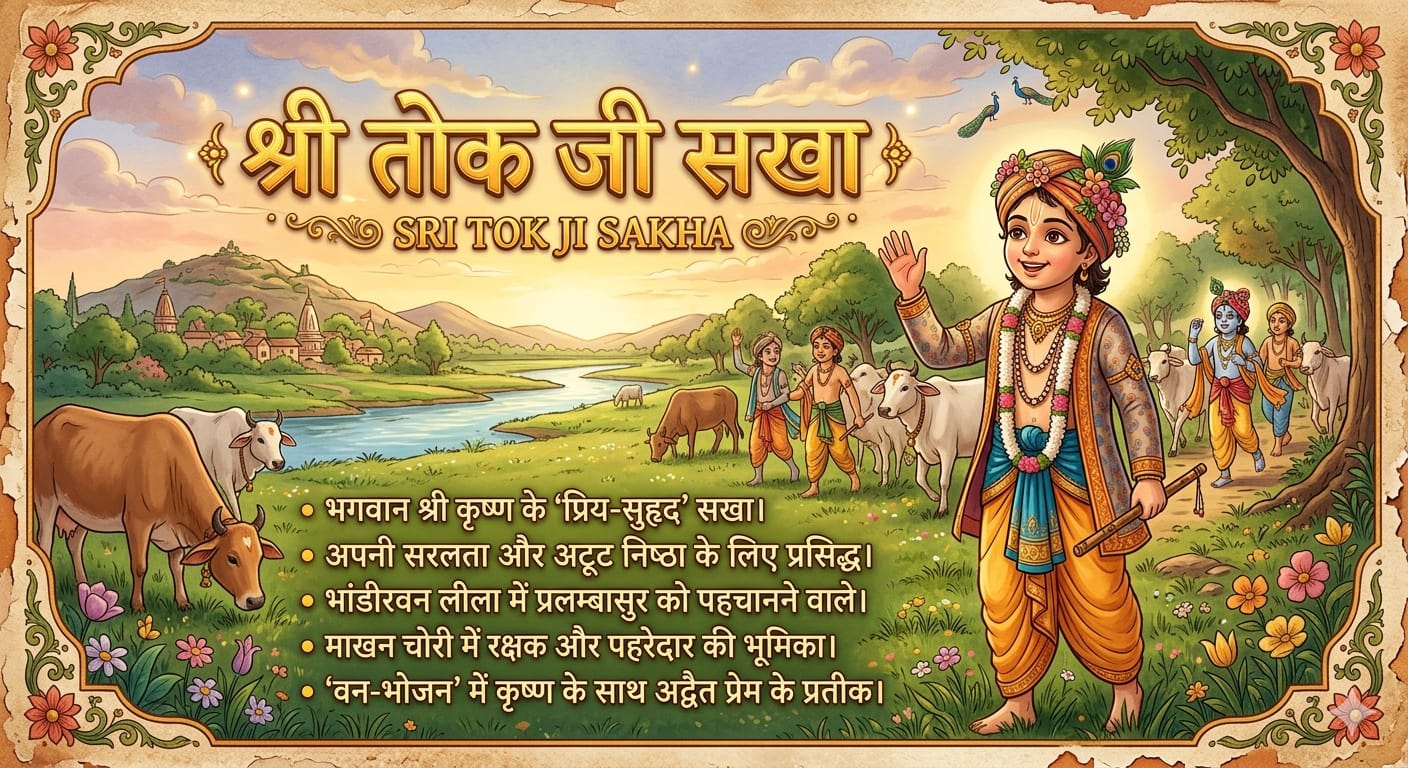 ब्रज के अनन्य सखा श्री तोक जी: सरलता, सेवा और सख्य रस की अमर गाथा