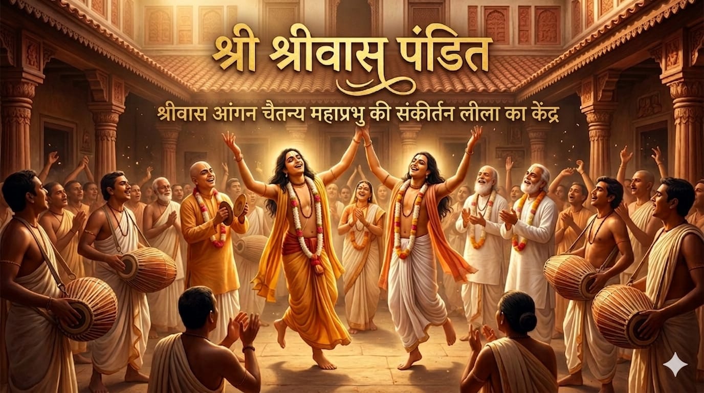 भक्ति के पंचतत्व एवं अनन्य शरणागति के साक्षात विग्रह श्रीवास पंडित महाप्रभु