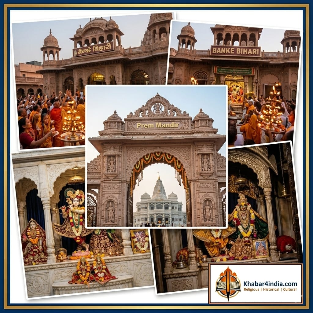 श्री वृंदावन धाम अनंत ब्रह्मांड का केंद्र और परात्पर भक्ति का साक्षात स्वरूप