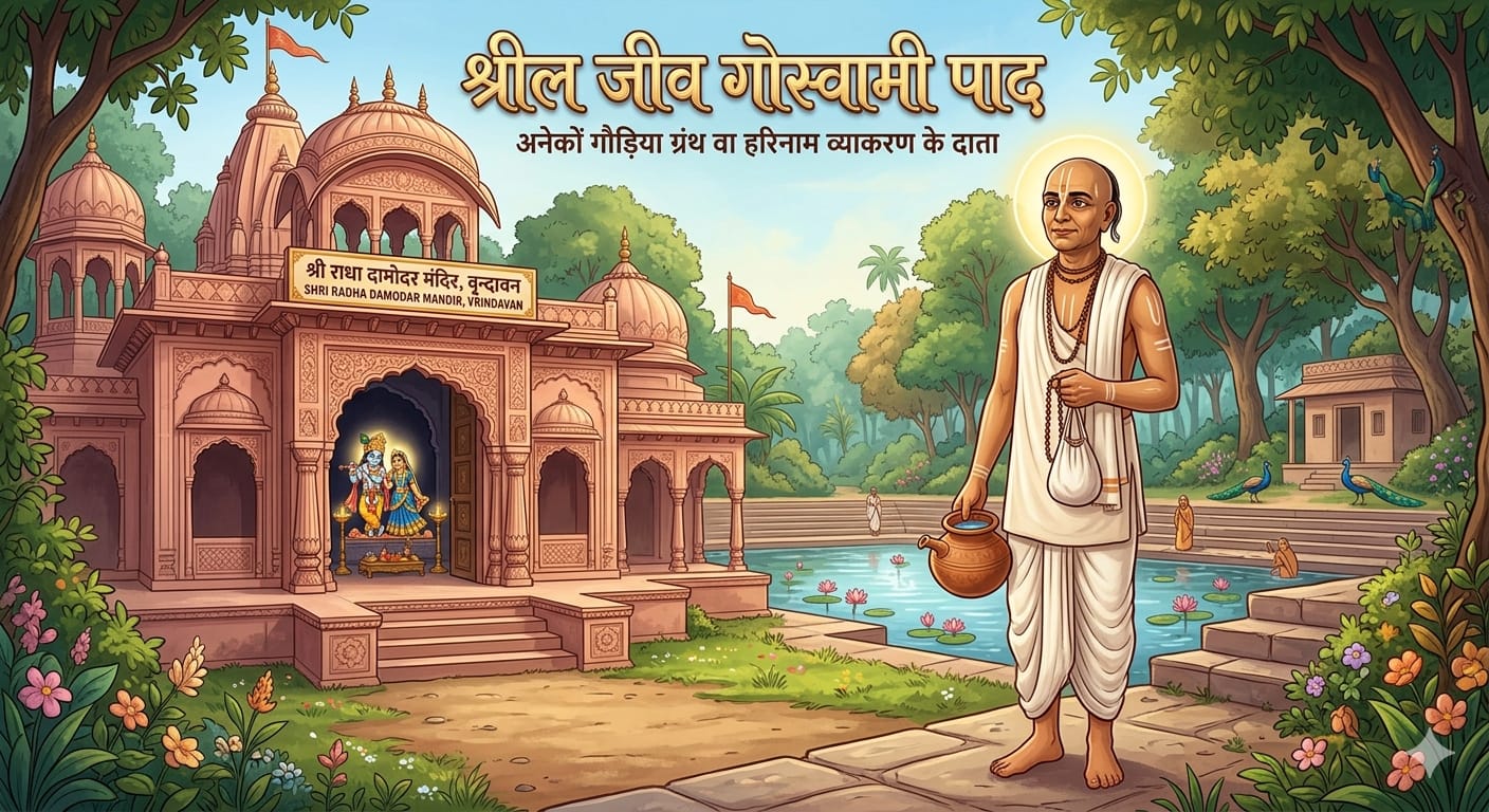 दार्शनिक सम्राट श्री जीव गोस्वामी: गौड़ीय वैष्णवों को वैश्विक पहचान दिलाने वाले महान आचार्य