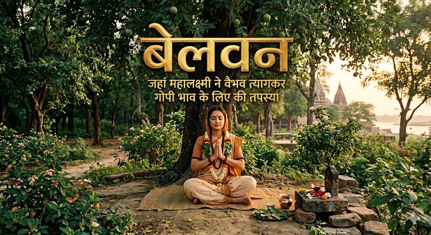 ब्रज का वह वन-धाम जहां गोपी भाव के लिए मां लक्ष्मी ने त्याग वैभव और की तपस्या