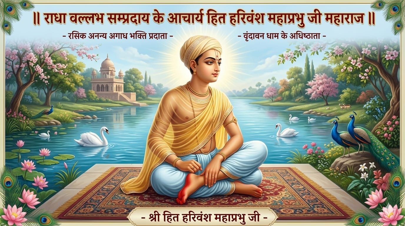  ब्रज रस के अवतार श्री हित हरिवंश महाप्रभु – प्रेम भक्ति का वो मार्ग जहाँ 'राधा' ही सर्वोपरि हैं