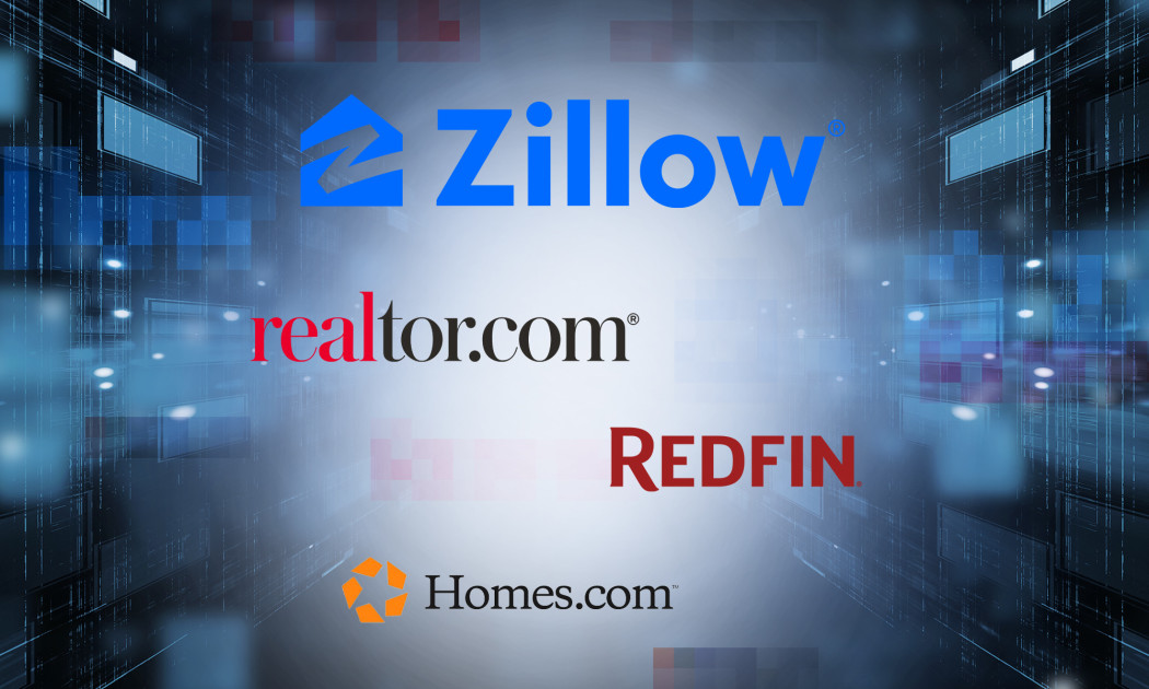 Zillow retained its lead in Q4, Homes.com came in fourth