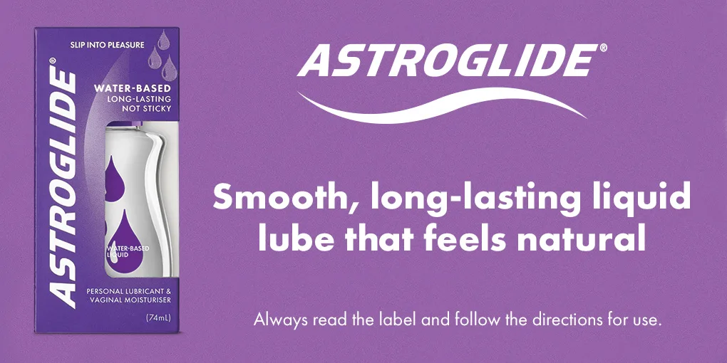 Smooth, long-lasting liquid lube that feels natural. Always read the label and follow the directions for use.