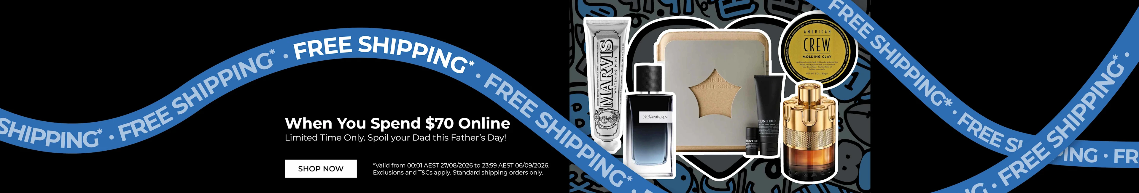 Free Shipping when you spend $70 online