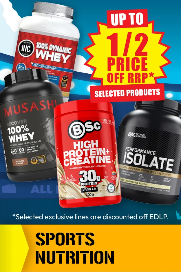 Home Page: Footy Finals Vertical Tile - Sports Nutrition (Image)
