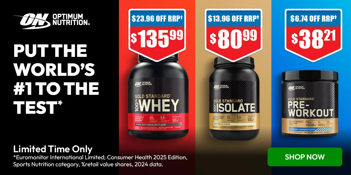 Optimum Nutrition. Put the world's #1 to the test