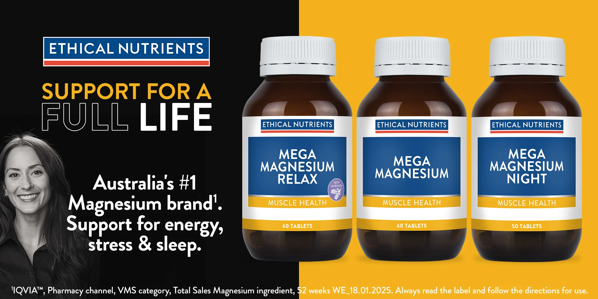 Ethical Nutrients. Support for a full life. 