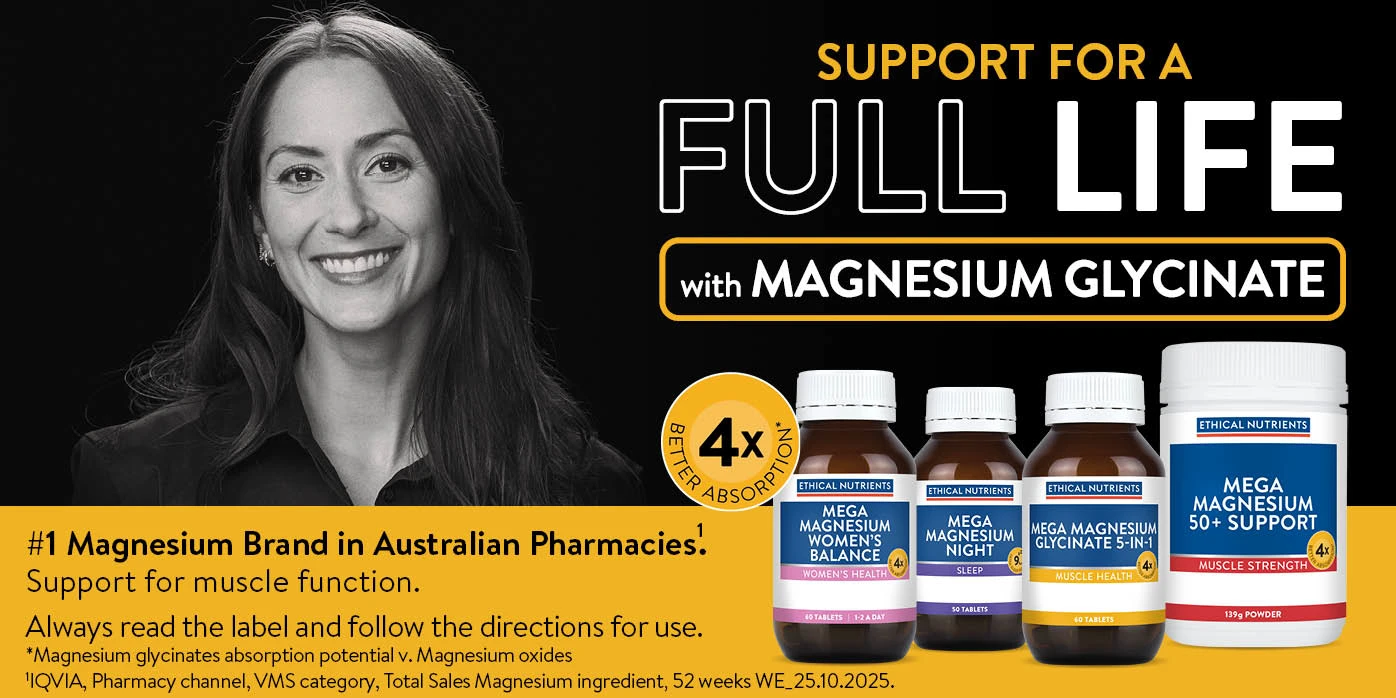 Ethical Nutrients. Support for a full life. 