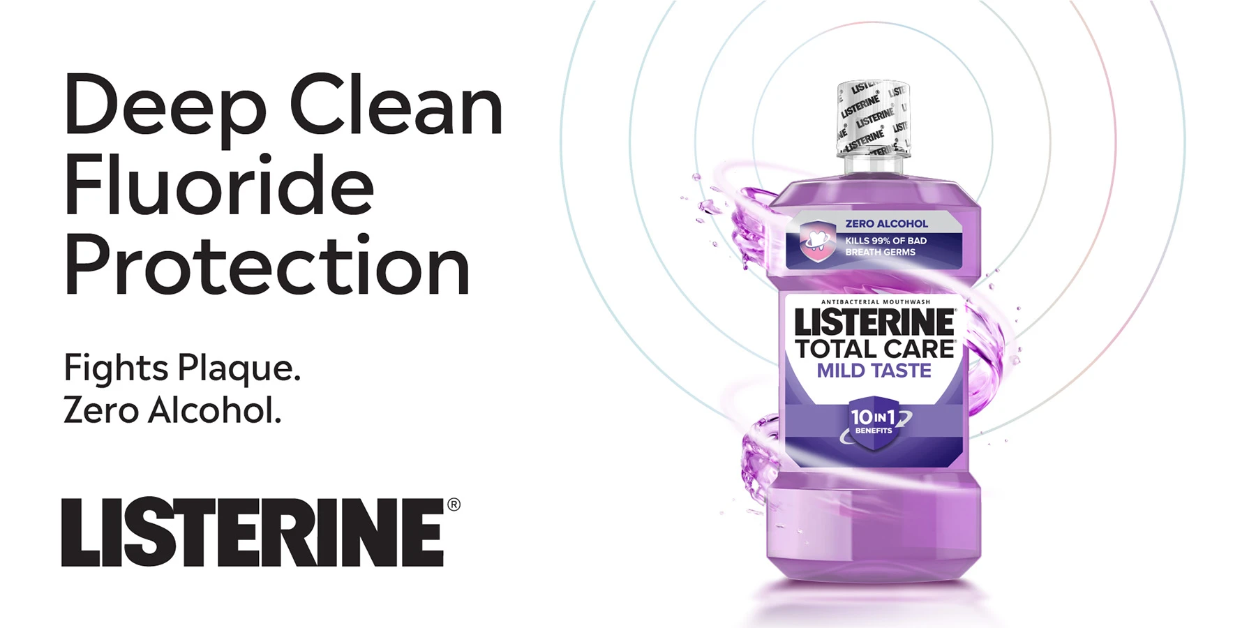 Kiss germs goodbye with Listerine