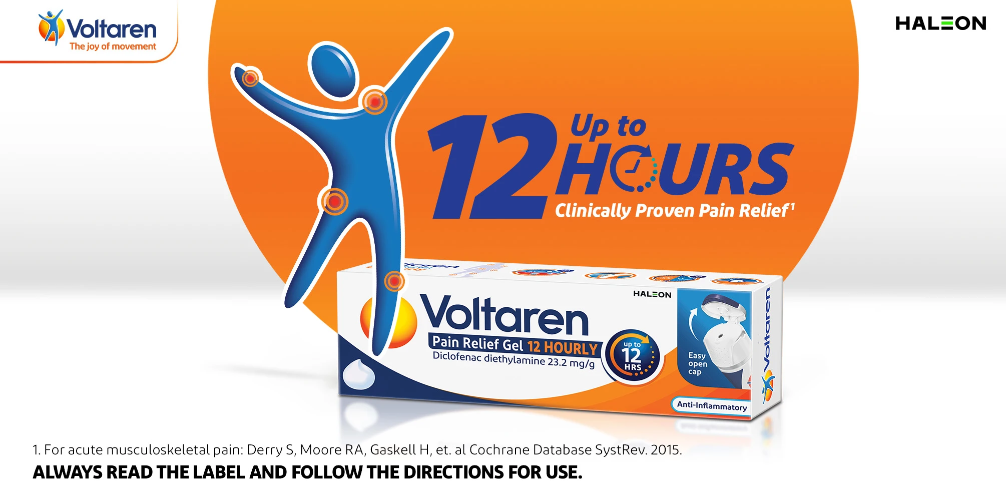 New look same targeted pain relief. Always read the label and follow the directions for use.