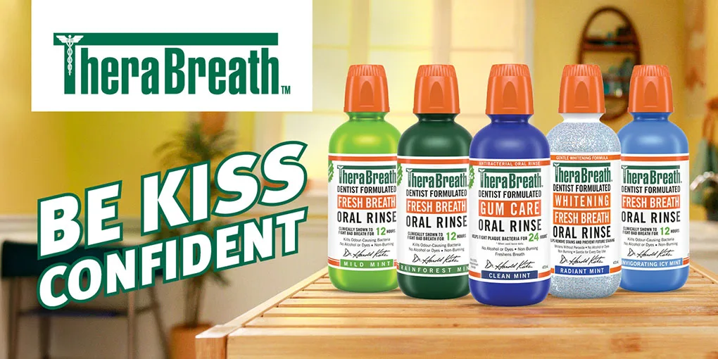 Be kiss confident with Therabreath