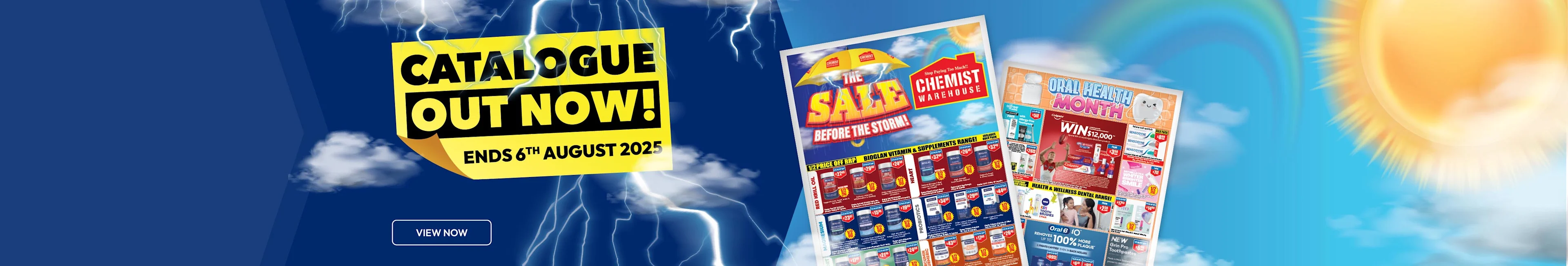 The sale before the storm - catalogue out now! Sale ends 6th of August 2025