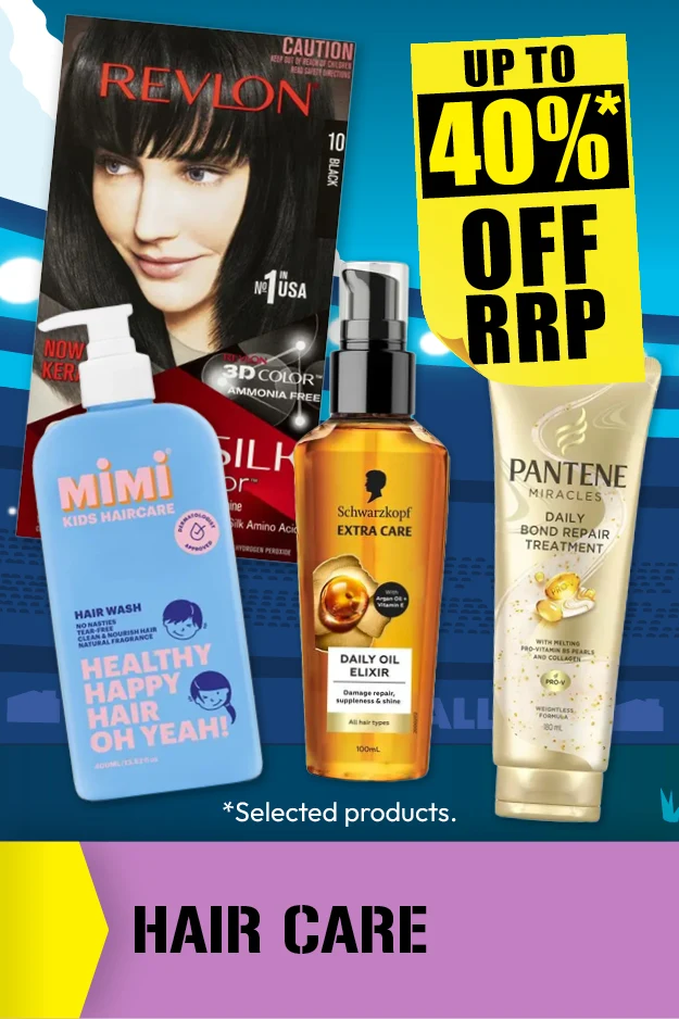 Home Page: Footy Finals Vertical Tile - Haircare (Image)