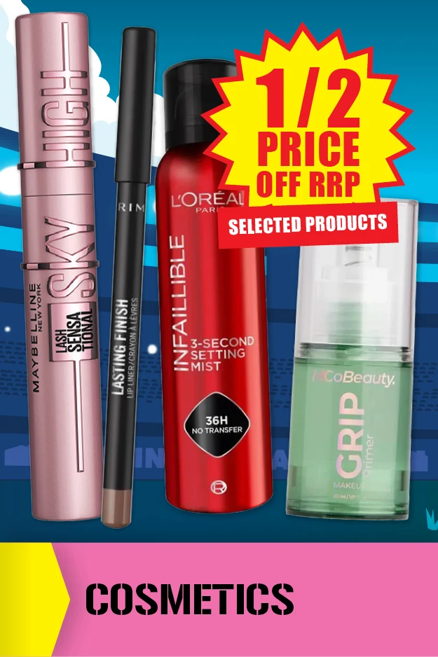 Home Page: Footy Finals Vertical Tile - Cosmetics (Image)