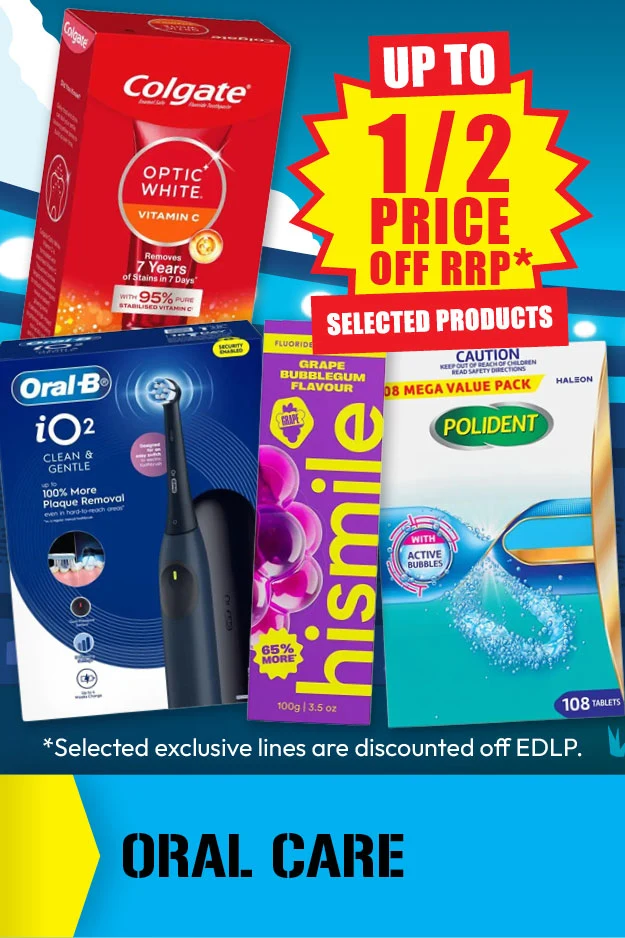 Home Page: Footy Finals Vertical Tile - Oral Care (Image)