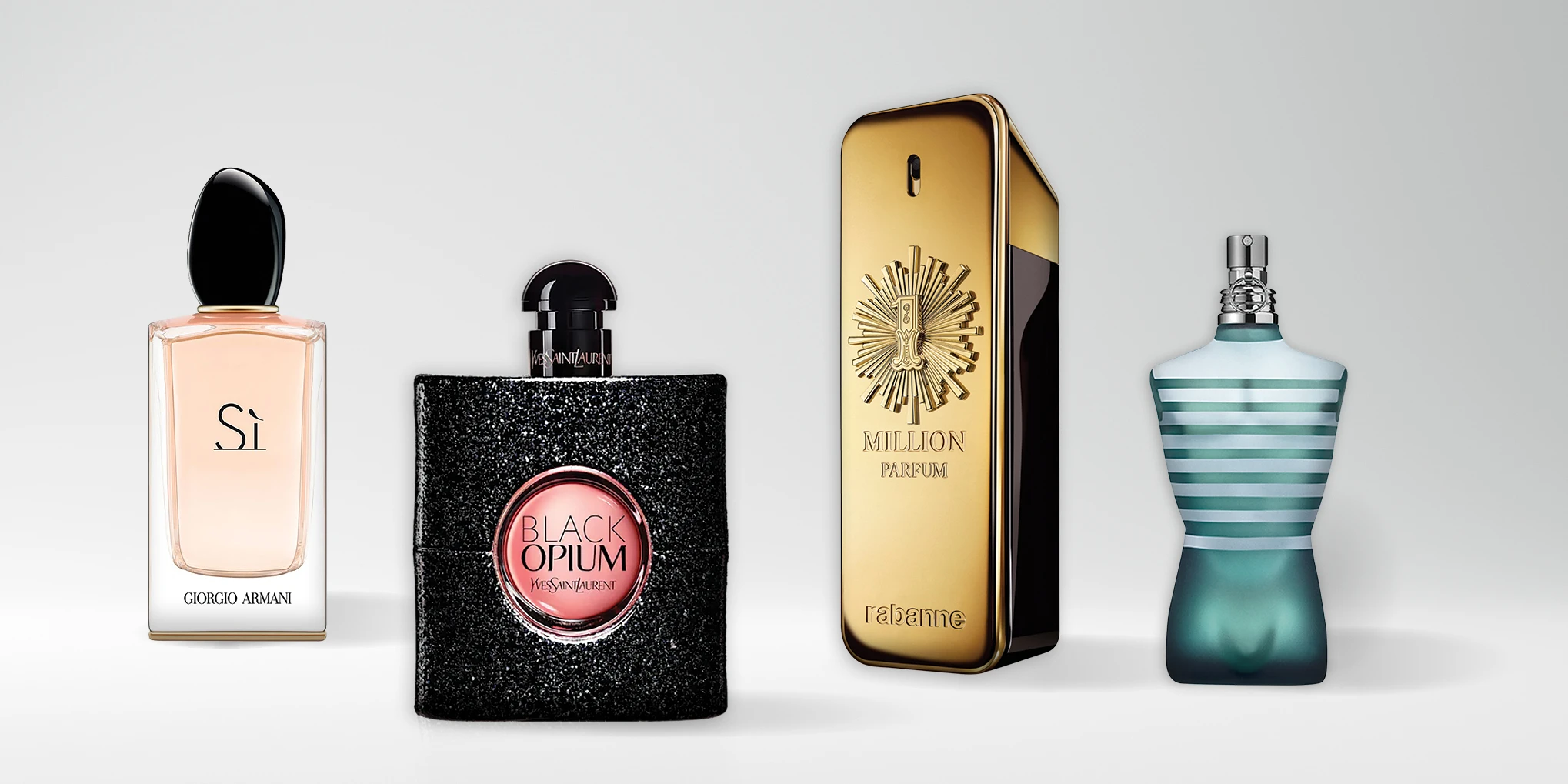 A collection of fragrance products