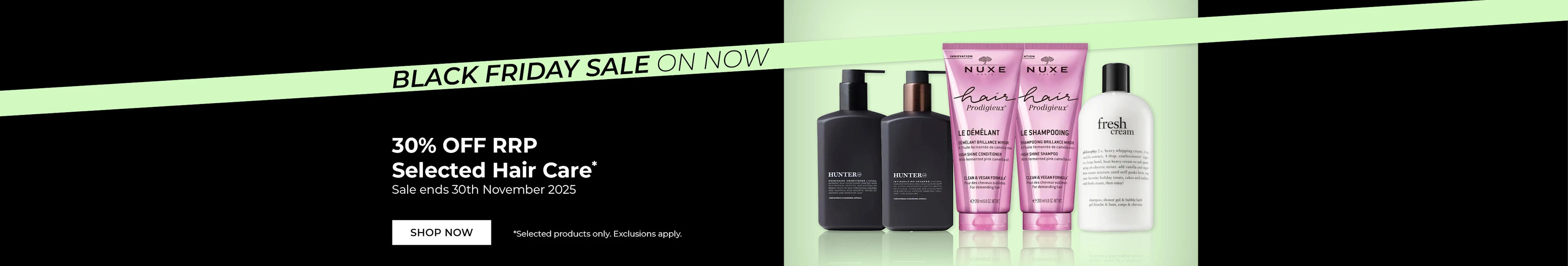Black Friday Sale on Haircare