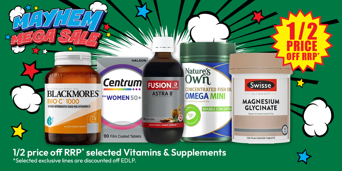 Buy Vitamins & Supplements online at Chemist Warehouse