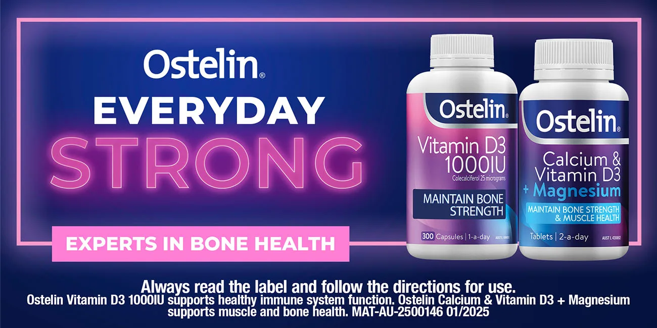 Everyday strong, experts in bone health. Always read the label and follow the directions for use.
