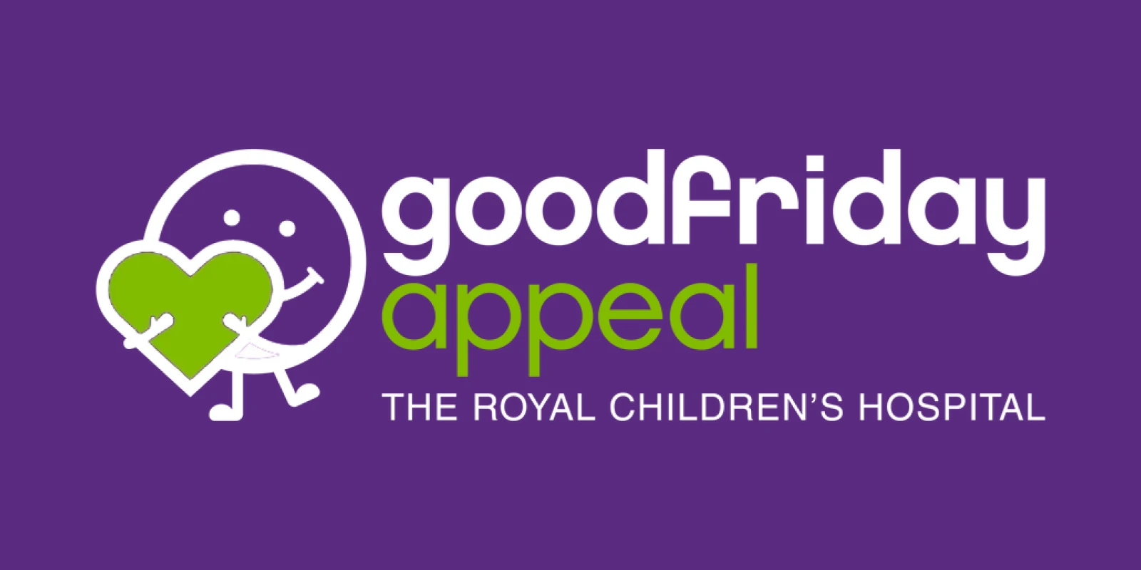 Good Friday Appeal logo, featuring the tag line 'The Royal Children's Hospital'