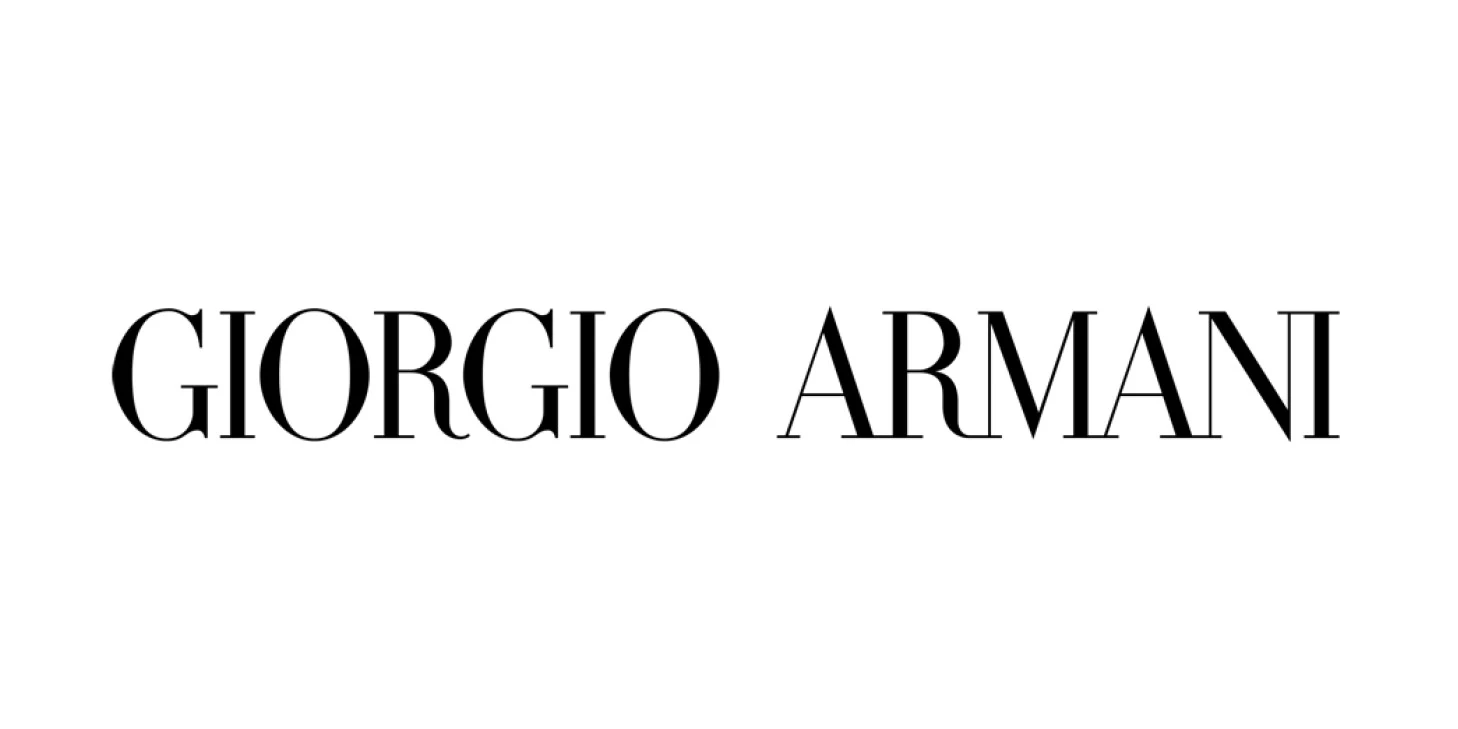 Brand logo: Giorgio Armani