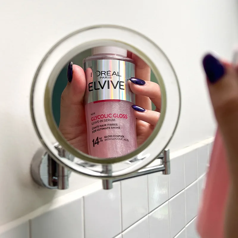 L'Oreal hair gloss.