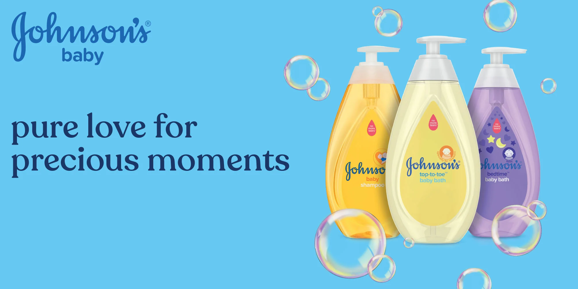 Johnson's baby pure love for precious moments