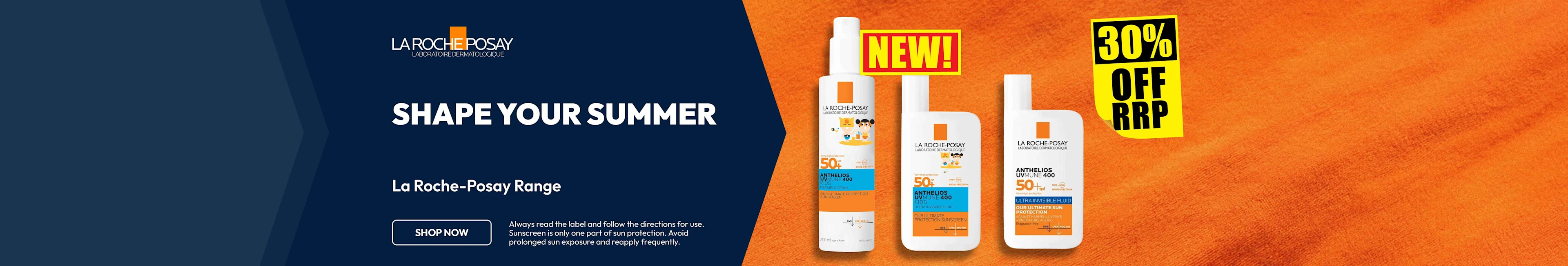 La roche posay 30% off