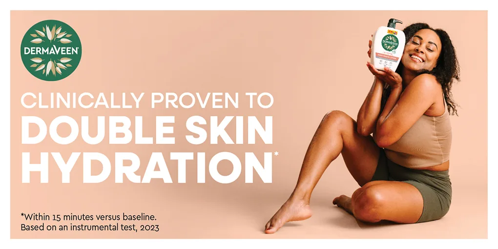 Clinically proven to double skin hydration *within 15 minutes versus baseline. Baseline on an instrumental test, 2023