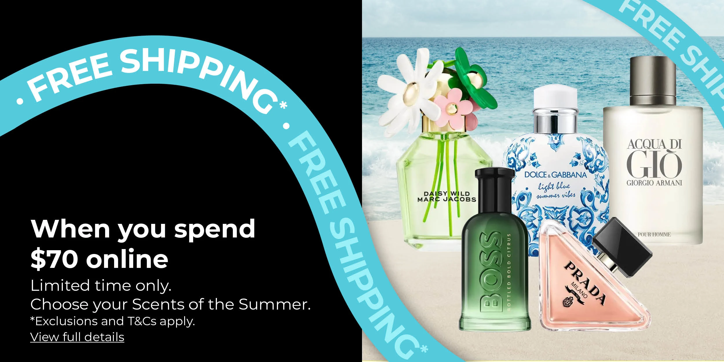 Free Shipping when you spend $70 online