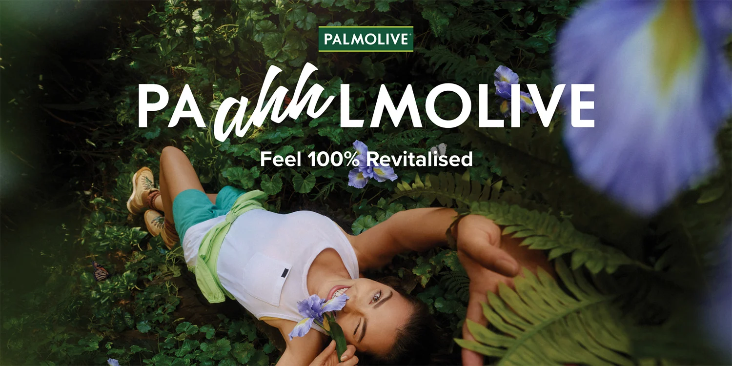 Pahlmolive. Feel 100% revitalised