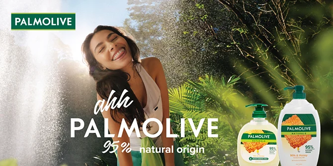 Pahlmolive. Feel 100% revitalised