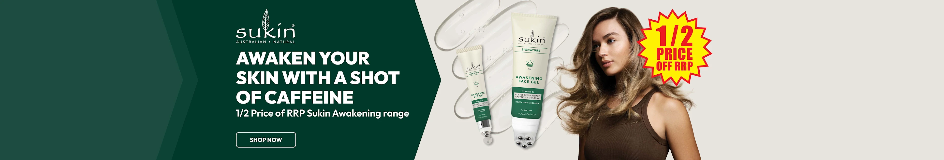 Sukin Skincare 1/2 Price Off RRP