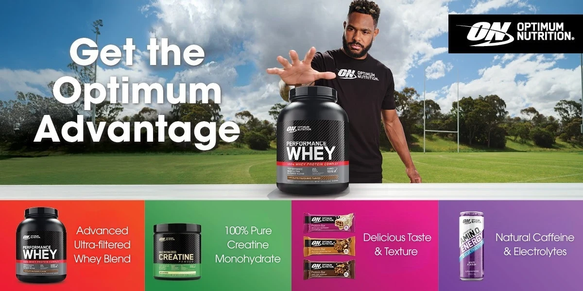Put the World's number 1 to the test. Optimum nutrition. Supports muscle building. Recovery and repair. Energy and hydration. 