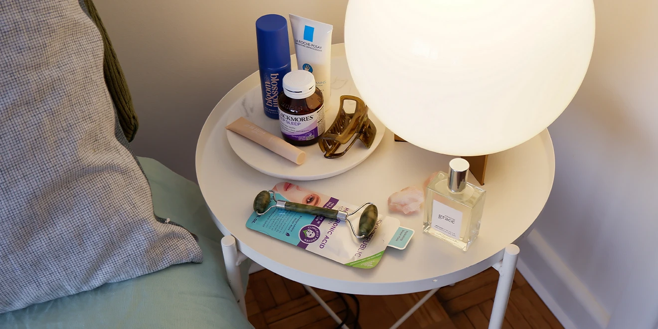 Content Hub | Article - Bedside Staples Self-Care Essentials | Hero Image (Media: Desktop)